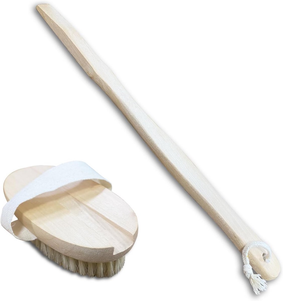 Lange Rugborstel voor Douchen en Baden - Zachte Peeling