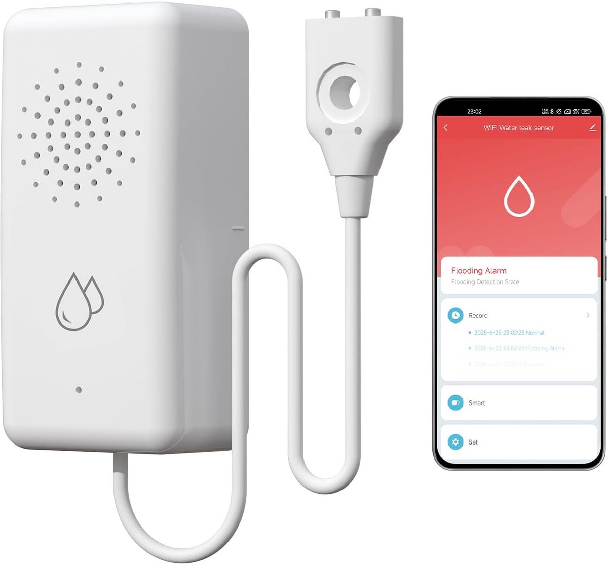 Slimme Watermelder Wifi Zonder Hub Werkt Met Smart Life App Dakafstandsalarmering IP65