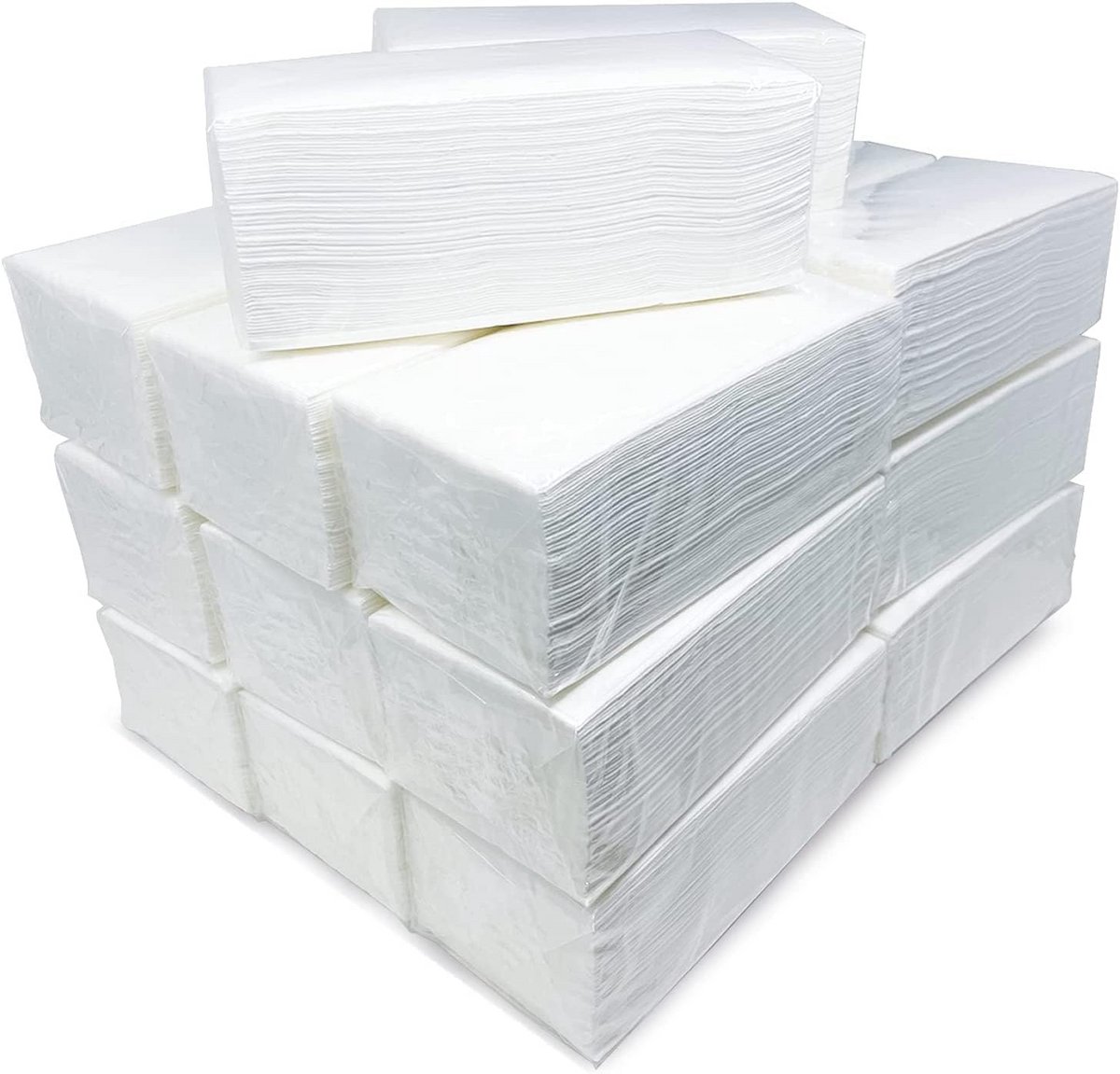 Papieren Handdoeken Zigzag 1800 Stuks - Dubbellaags & Sterk Absorberend