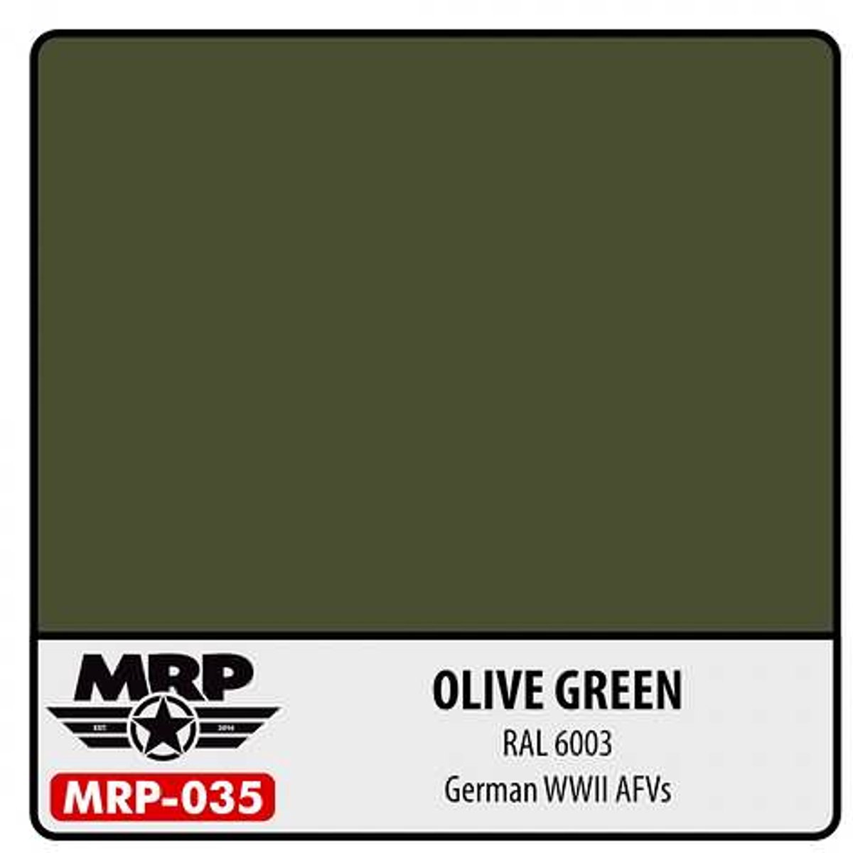 Mr. Paint MRP-035 - Olive Green (RAL 6003) – 30 ml verf voor Airbrush & Detailwerk