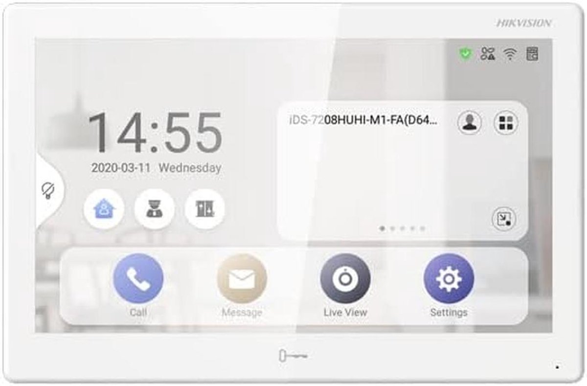 10,1 inch Android Touchscreen IP-Monitor voor Videobewaking