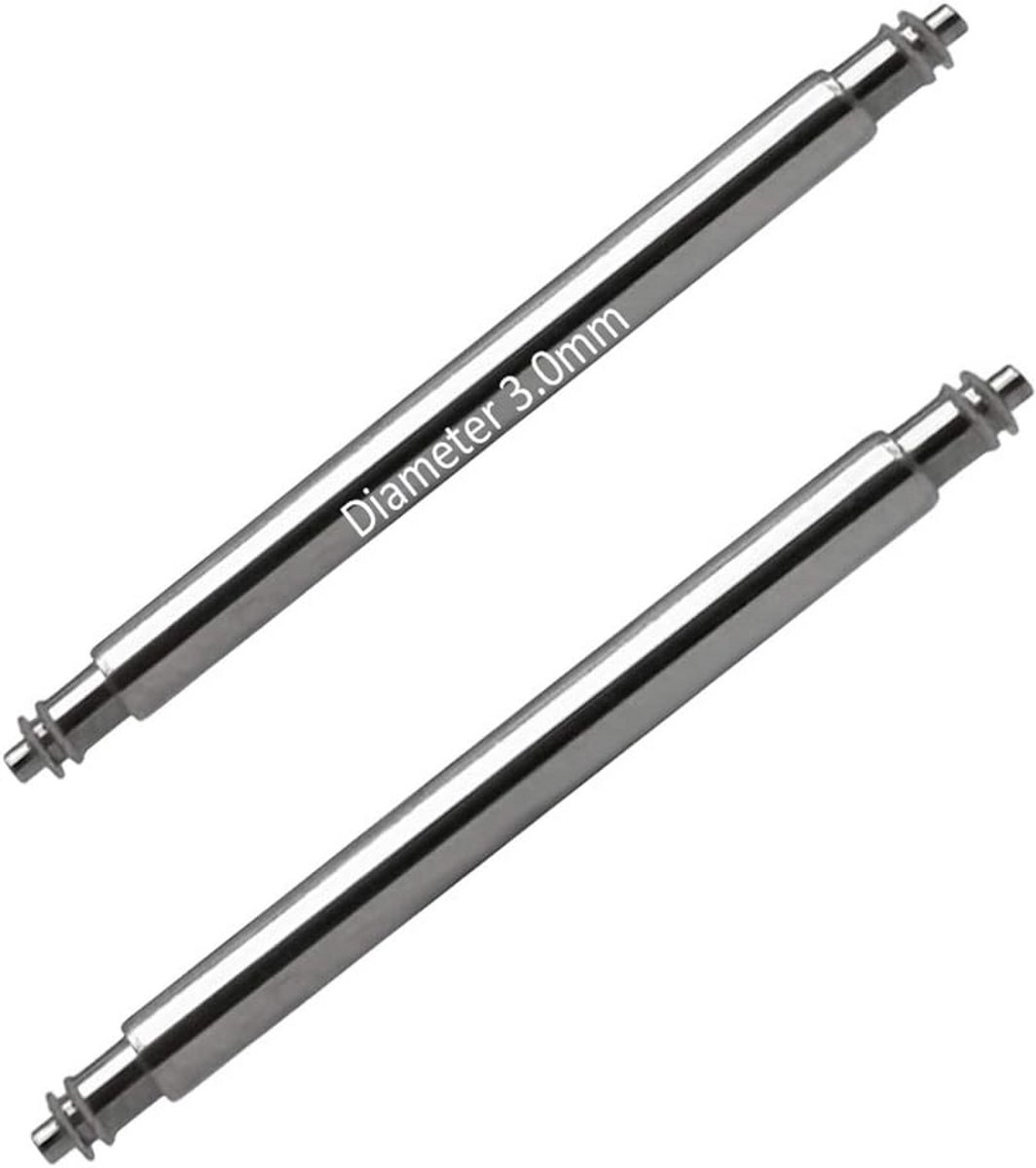 Set Veerstangen voor Horlogebandjes 20-22mm Inox 316L Ø 2.4mm voor Chronograaf