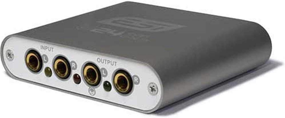 2 Kanalen USB Audio Interface met 24-bits Kwaliteit voor PC en Mac