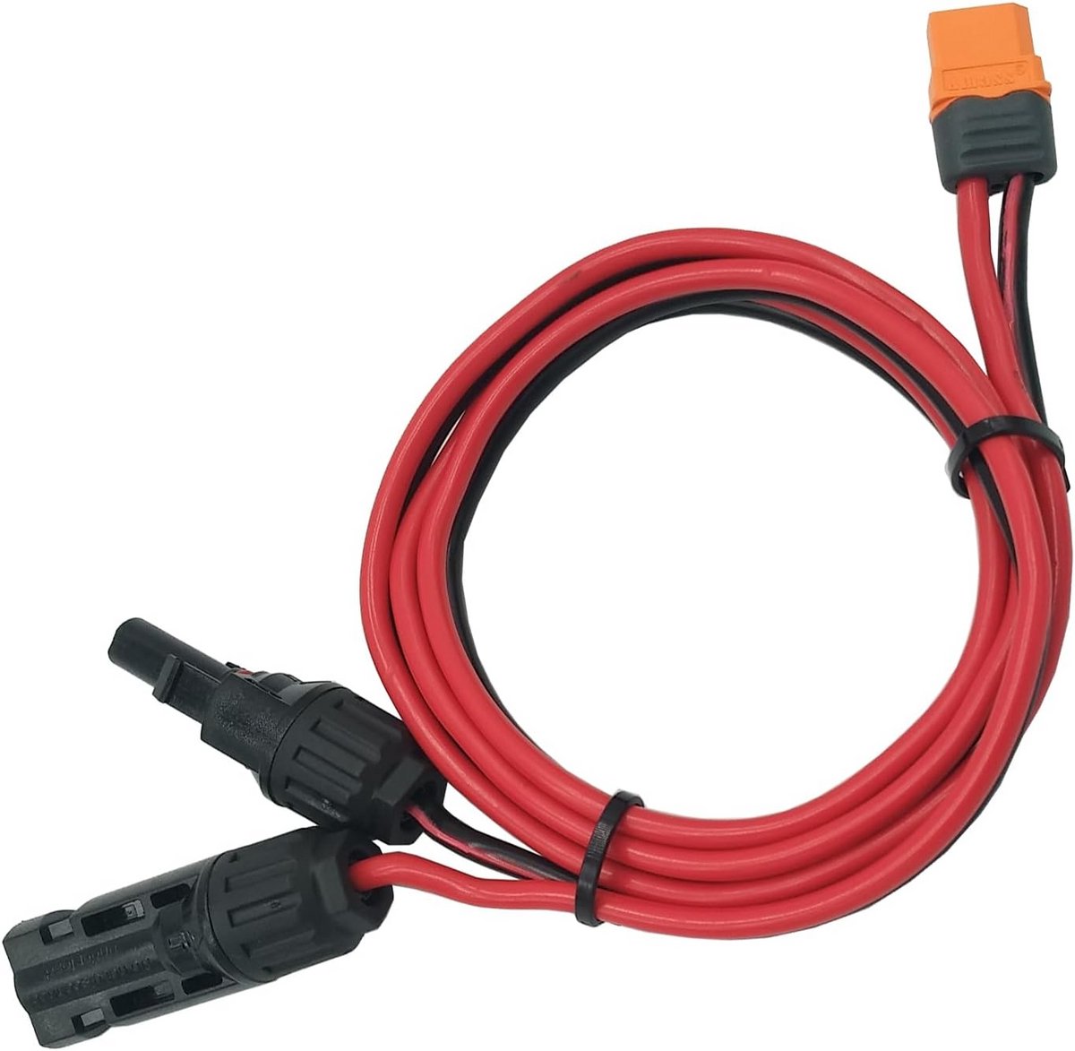 Zonnepaneel Adapterkabel naar XT60i Connector met 12AWG Kabel voor Draagbare Power Stations