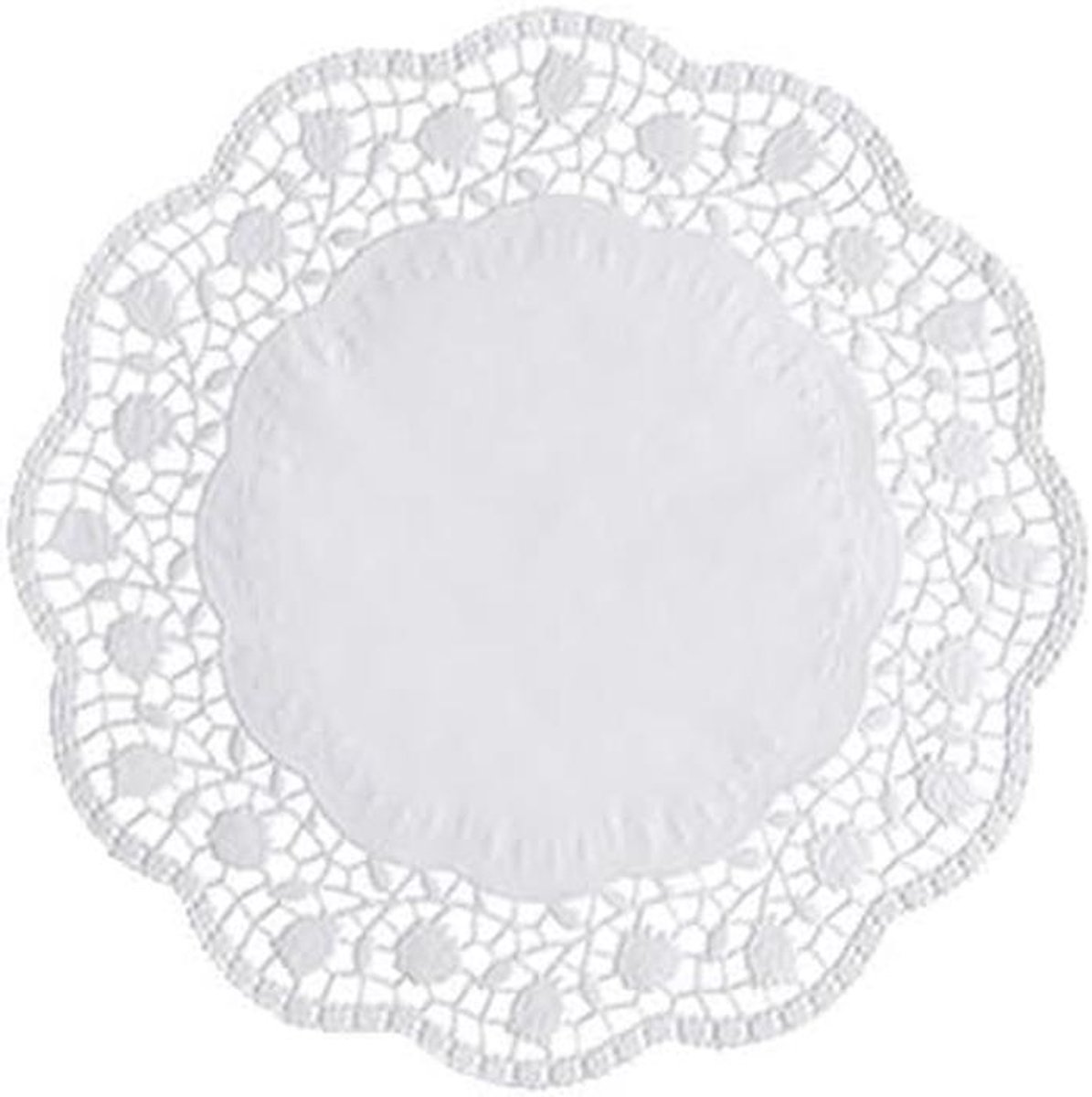 Witte Kartonnen Taartpunten voor Taarten en Gebak - 28 cm (100 Stuks)