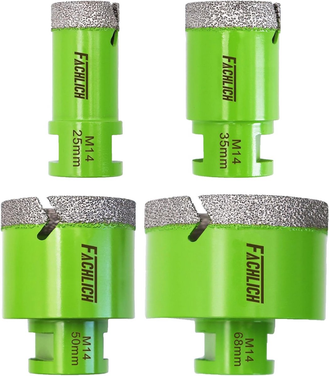 Diamant Tegelboor Set M14 - Voor Graniet, Marmer, Keramiek en Porselein