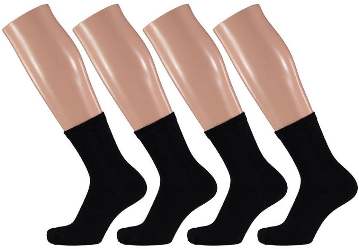 Apollo - 8-Pack - Katoenen Herensokken - Pique Boord - Dagelijks - Heren / Dames - marine - 31-34 - 158360000