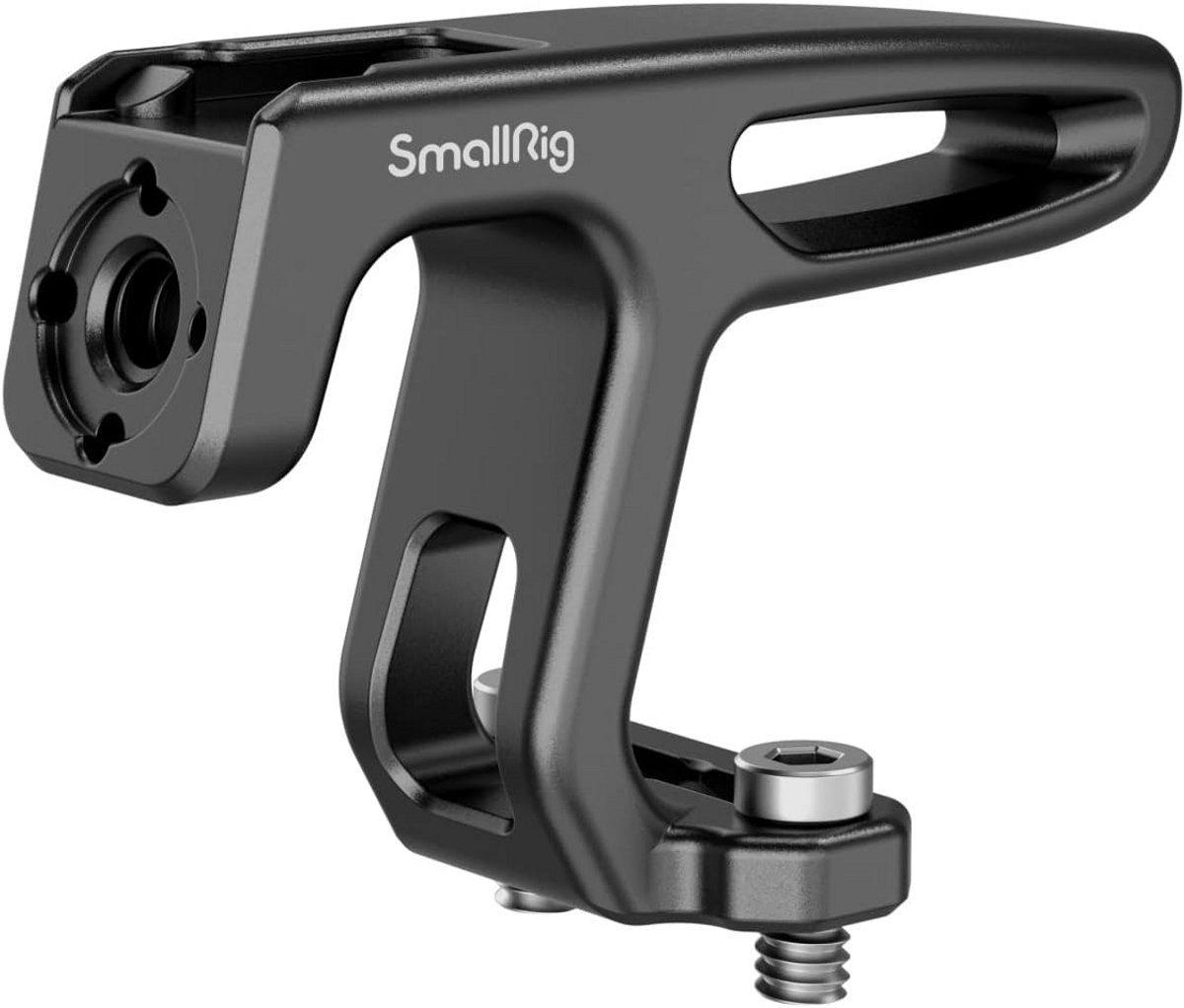 Lichtgewicht Tophandvat met 1/4 Inch Schroef voor Vlogcamera's en Stabilisatie