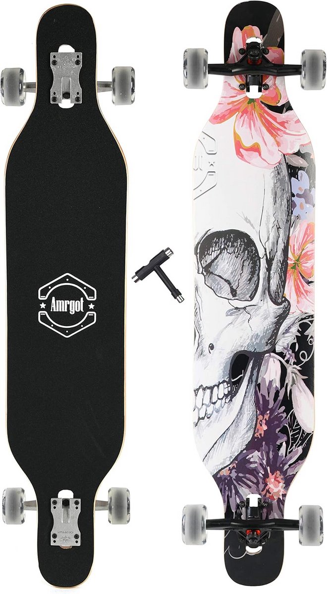 42 inch Longboard Skateboard Concave Drop Through voor Cruisen en Dansen