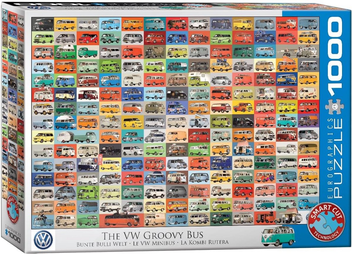 Klassieke VW Bus Puzzel van 1000 Stukjes