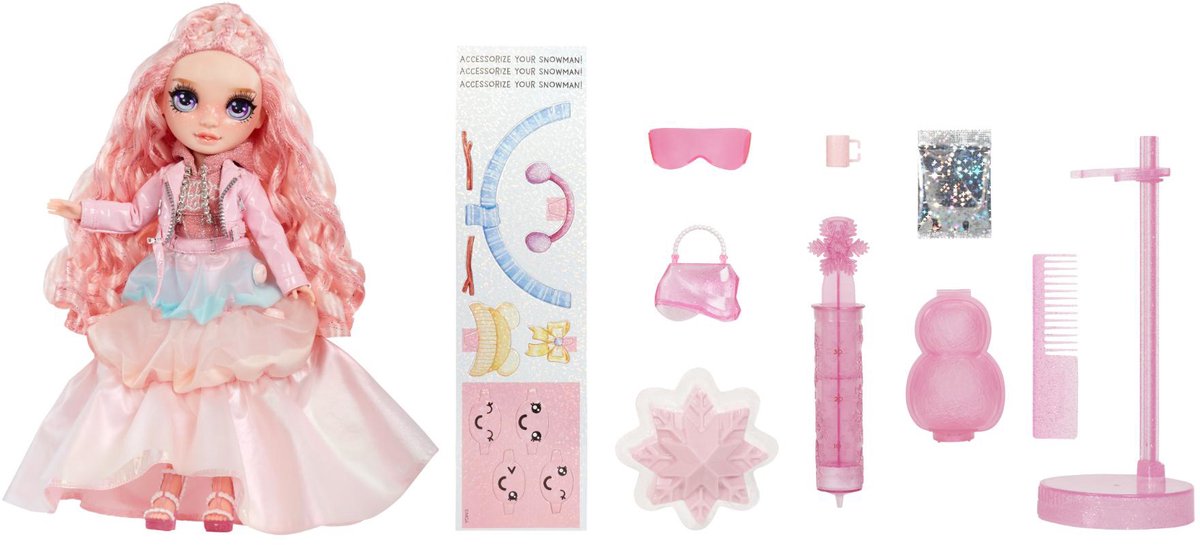 Rainbow High Winter Wonderland pop - Bella (roze) — afbeelding 6