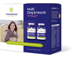 Vitakruid Multi Dag & Nacht Vrouw 180 tabletten