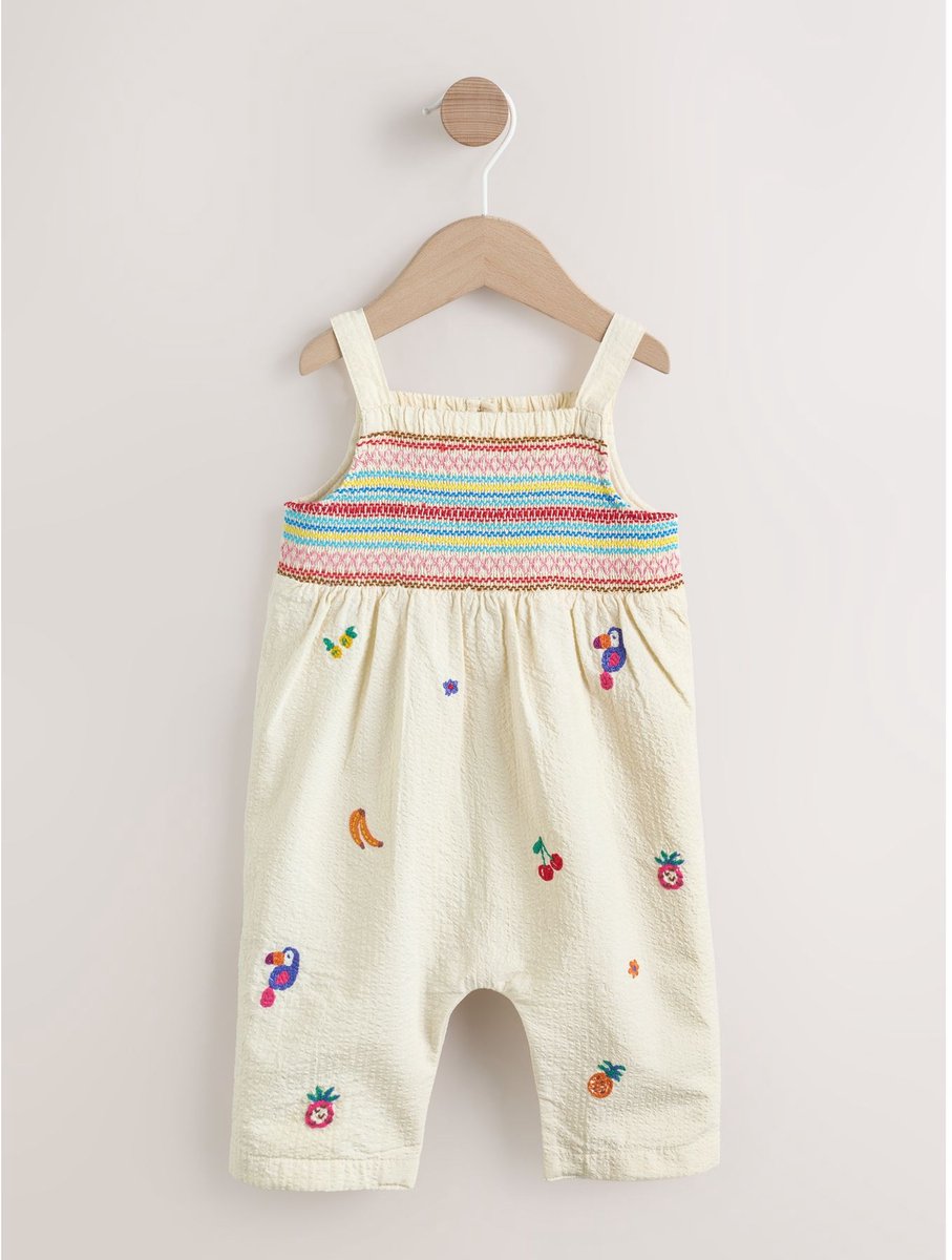 Next - Meisjes - Babyromper met lange pijpen - Wit