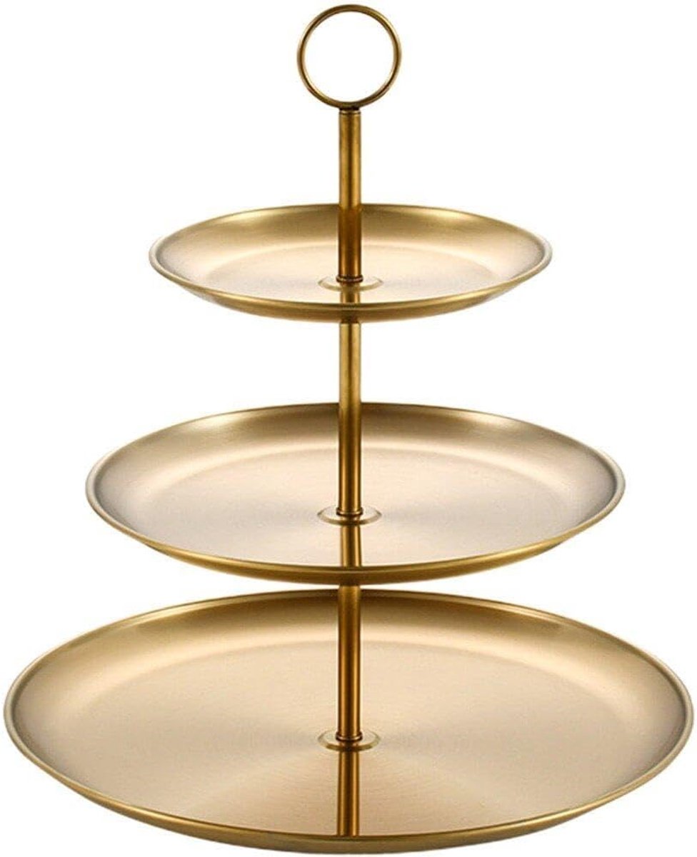 Taart Display - Dessert Plateau - Feestelijk Serveren - Drie Niveaus - 26 cm Diameter