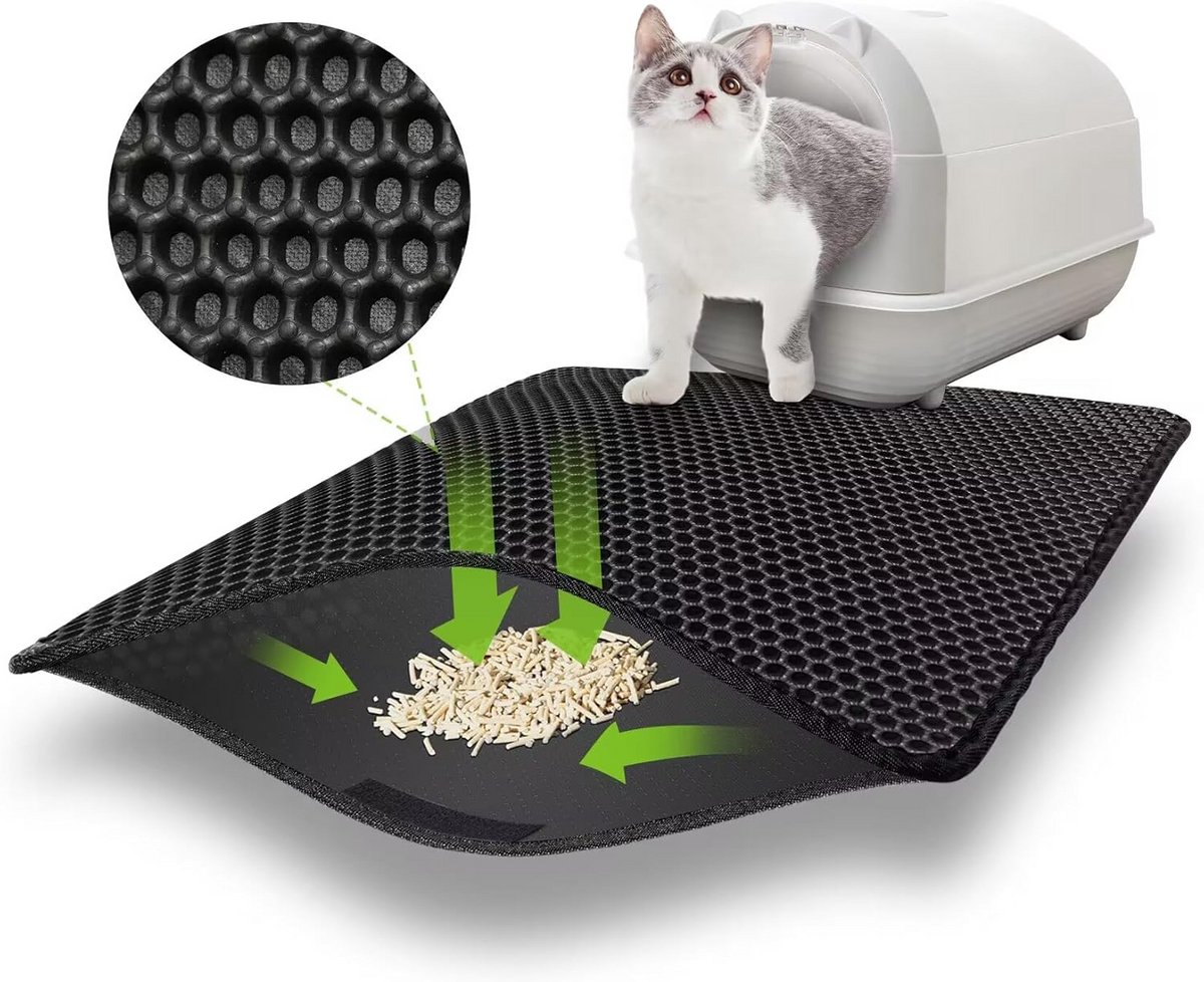 Kattenbakmat – Kattenbak Uitloopmat – Kattenbak Vullingmat – dagelijks