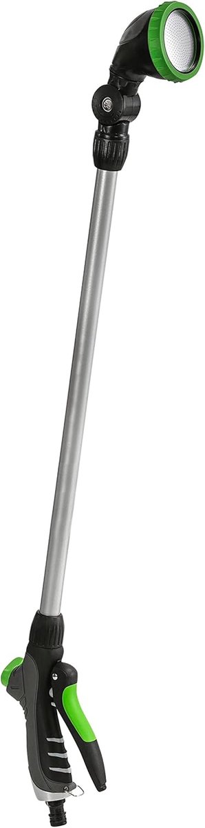 Gietdouche Maxi - Tuinsproeier - Planten Water Geven - Lange Aluminium Steel - 75cm Lengte - Groen Grijs