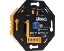 Universele Smart WiFi-dimmer 2-draads: App, Stem & Handmatige Bediening - Compatibel met LED, Halogeen & Gloeilampen - Dimmer - Dimmers