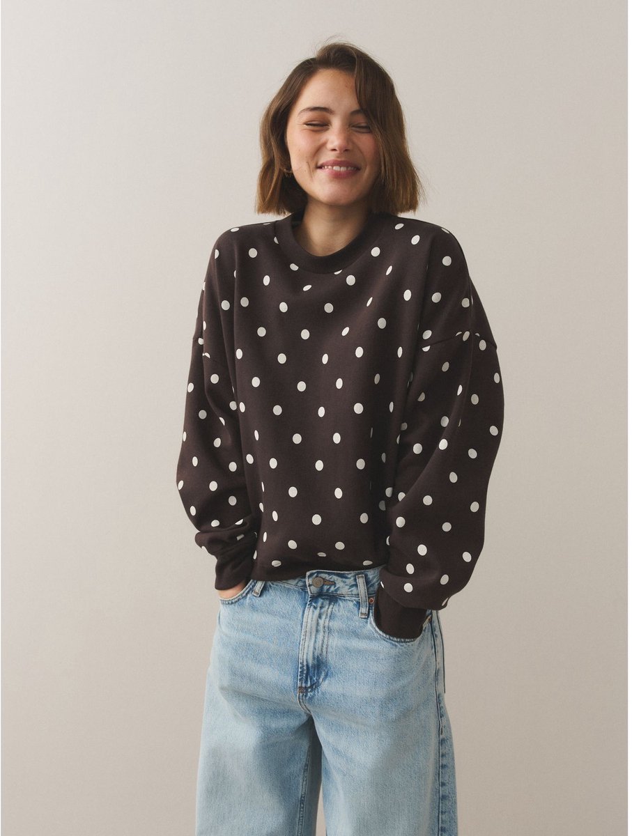 Next - Dames - Sweatshirt - Bruin