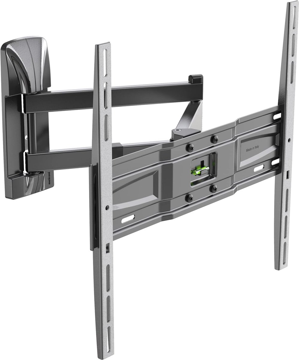 TV Muurbeugel - Dubbele Arm - Horizontaal Verticaal - Volledig Verstelbaar - 40-82 Inch - Zwart