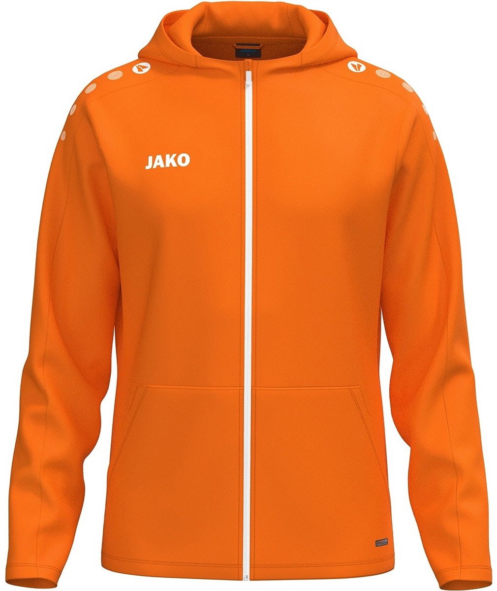 Jako One Jas Met Kap Heren - Fluo Oranje | Maat: L