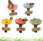 Bijenbekers voor het drinken van bijen insecten, kleurrijke