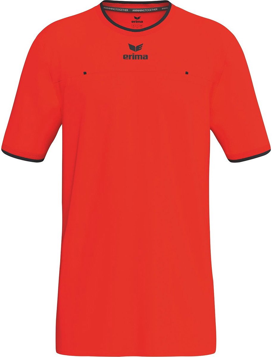 Erima Referee Scheidsrechtersshirt Korte Mouw Heren - Coral | Maat: XXL