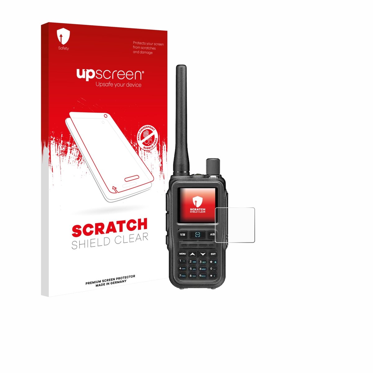 upscreen - Screenprotector voor Baofeng UV5RMINI - Folie Beschermfolie transparant