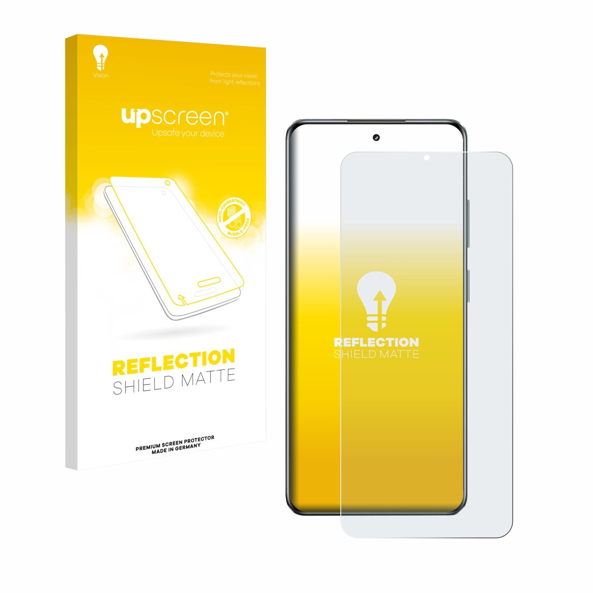 upscreen - Screenprotector voor realme C63 5G - Folie Beschermfolie anti glare matte