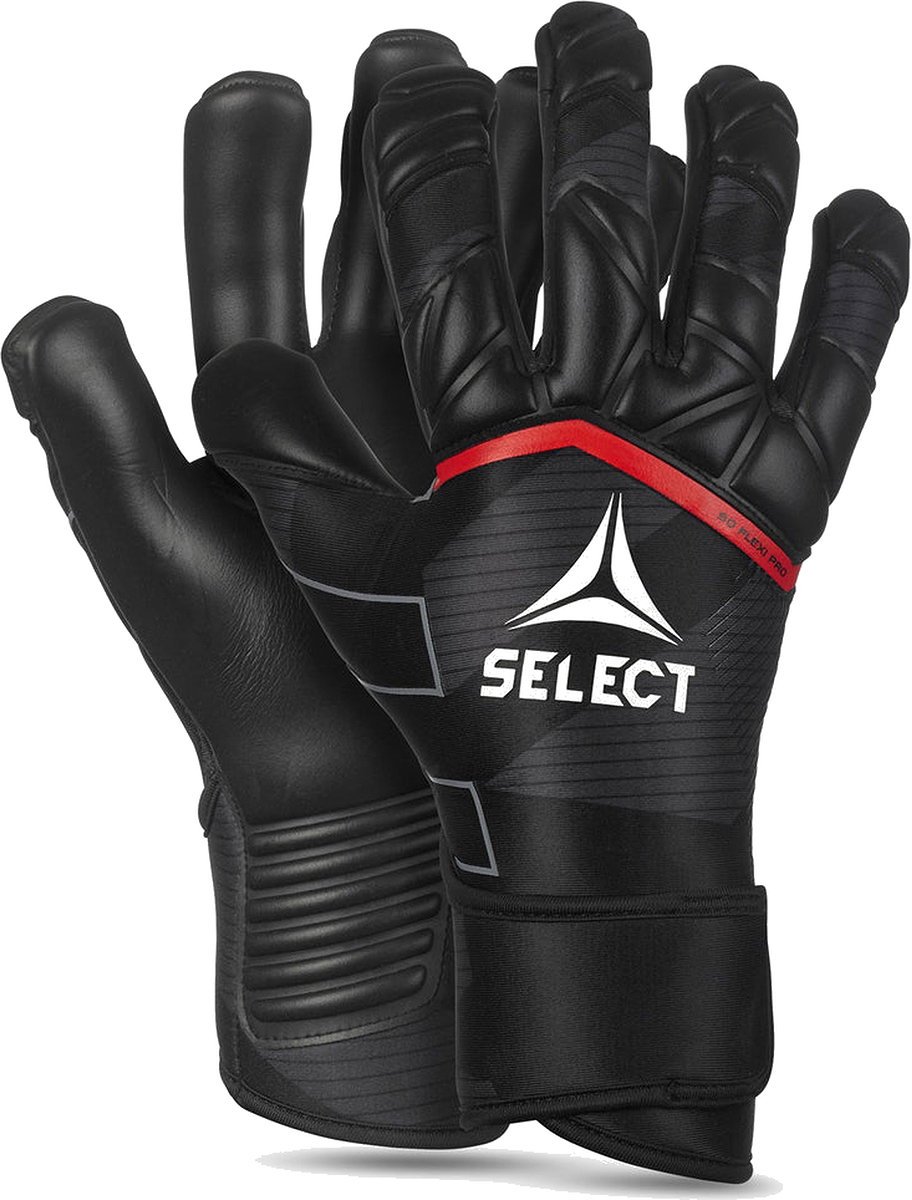 Select 90 Flexi Pro V24 Keepershandschoenen - Zwart / Rood | Maat: 10