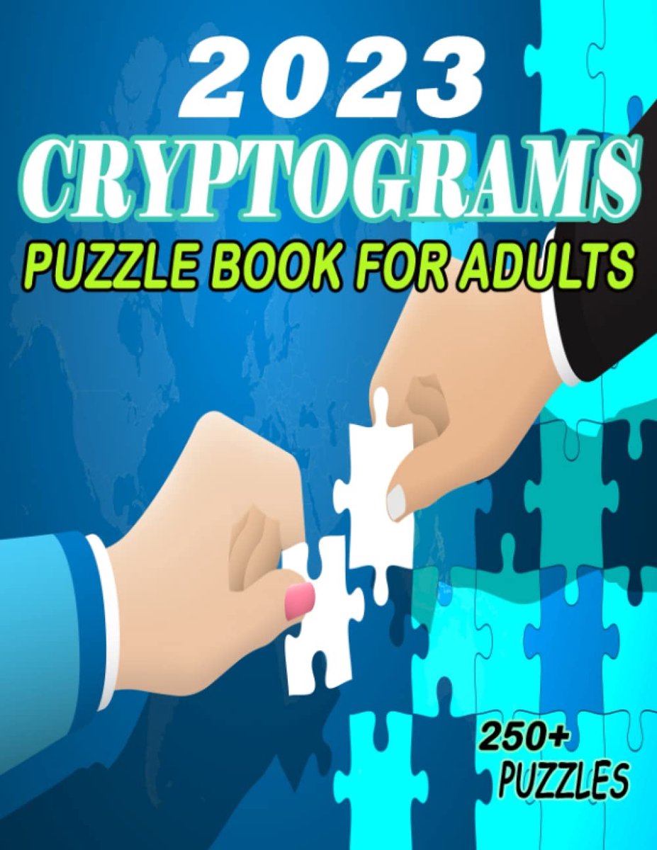Cryptogrammen Puzzelboek - Codebreker Boek - Hersenkraker Oefening - Meer dan 250 Puzzels - 22x28 cm