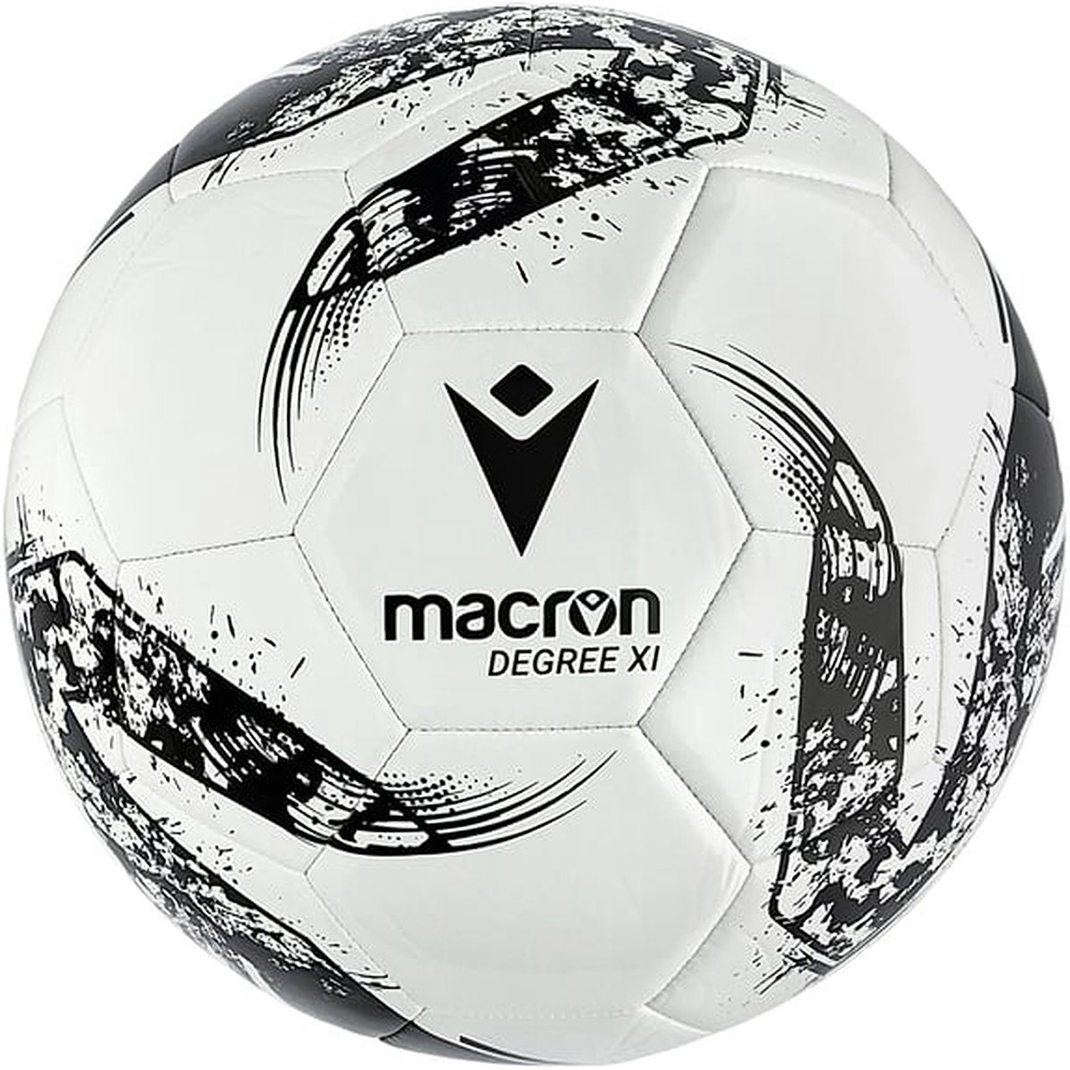 Macron Degree XI (Size 4) Trainingsbal - Wit / Zwart | Maat: 4