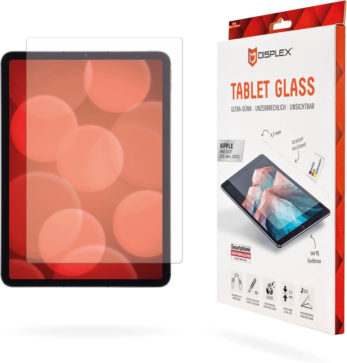 Tablet Schermbescherming - Gehard Glas - Dagelijkse Bescherming - Eenvoudige Montage - 10.9 Inch - Transparant