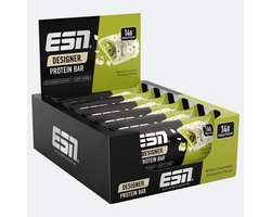 ESN Designer Bar Proteine Repen – White Chocolate Pistachio, 12 x 45 g – Ideaal Tussendoortje met 14 g Proteïne