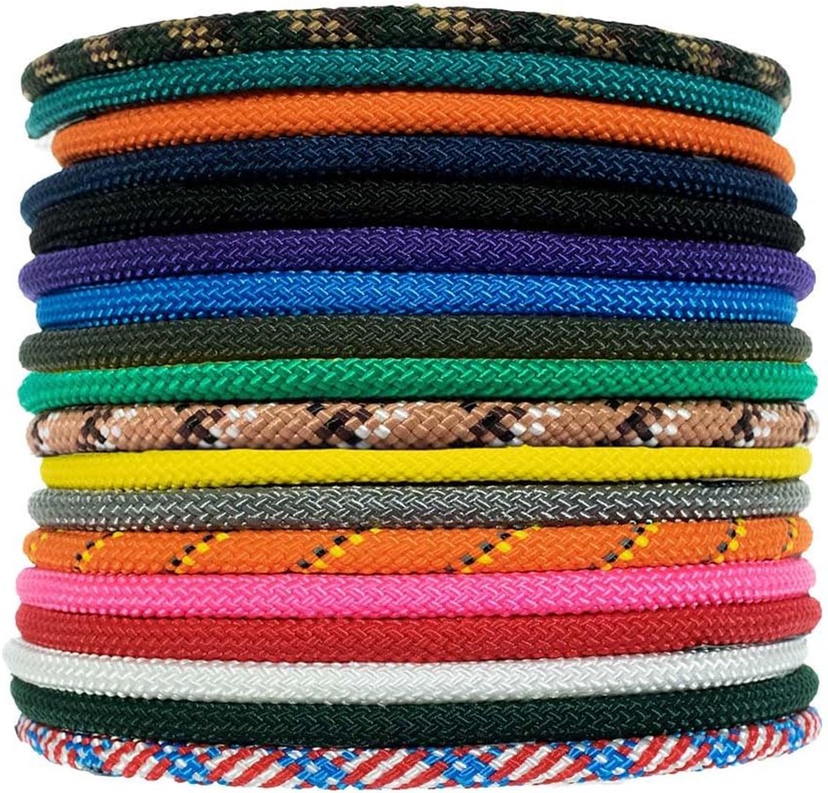 Nylon Utility Touw - Sterk Bevestigingskoord - Kamperen en Vastzetten - Hoge Zichtbaarheid Oranje - 3/8 inch 100 voet