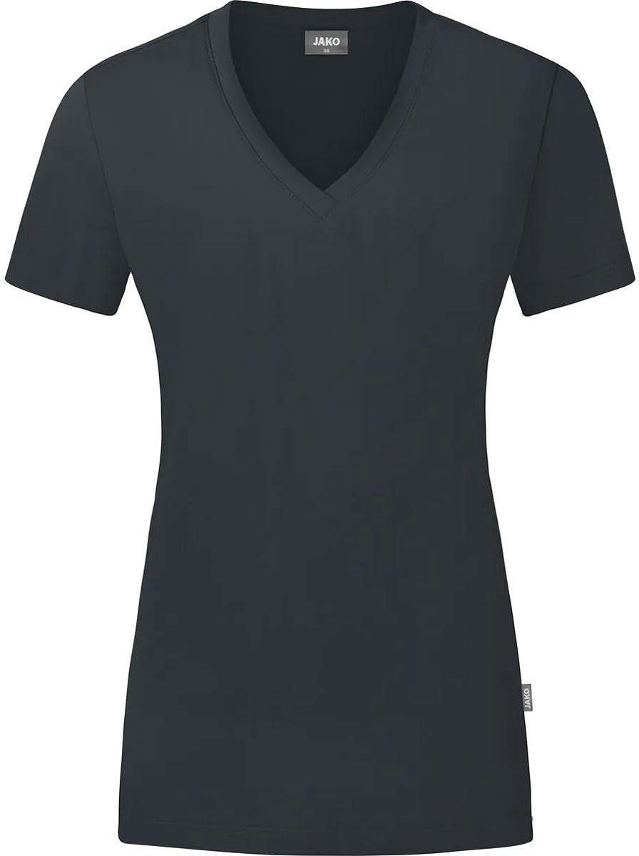 Jako Organic T-Shirt Dames - Antraciet | Maat: 40