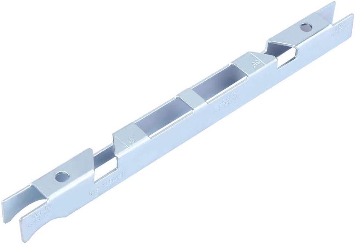 Kettingdiepte Meetinstrument - Zaagketting Vijl - Ketting Onderhoud - Duurzaam Koolstofstaal - 173mm Lengte - Zilver