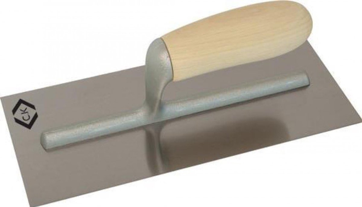 Verbouwtroffel - Staal Troffel - Metselwerk Afwerken - Ergonomische Greep - 12 cm Breed