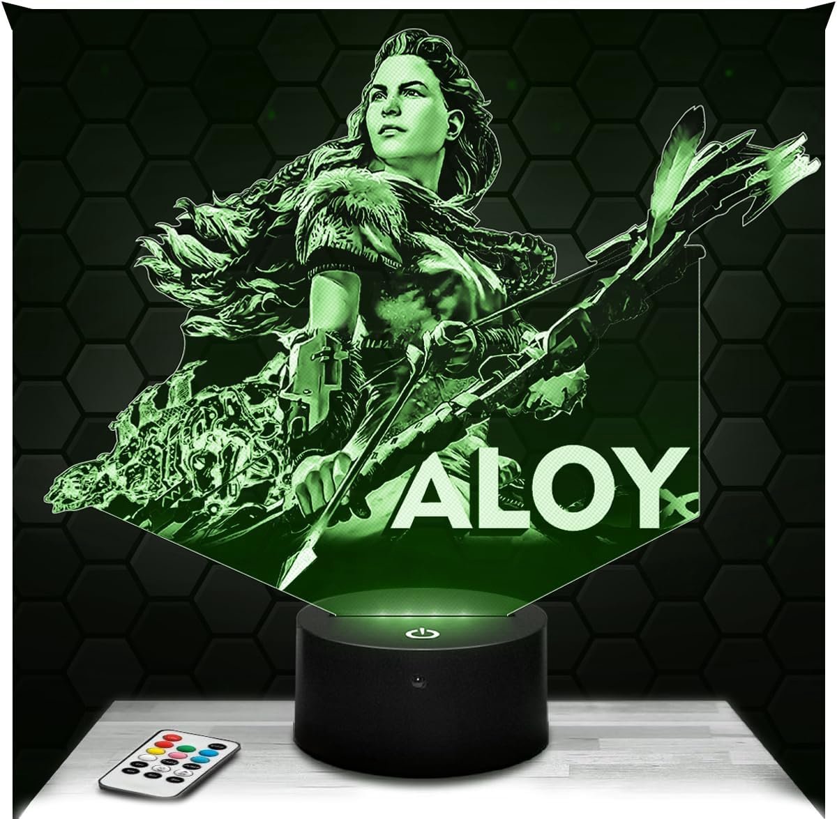 Decoratieve Lamp - 3D Object Lamp - Kamer Decoratie - Draadloos Opladen - 13 kg - Aloy Zero Dawn