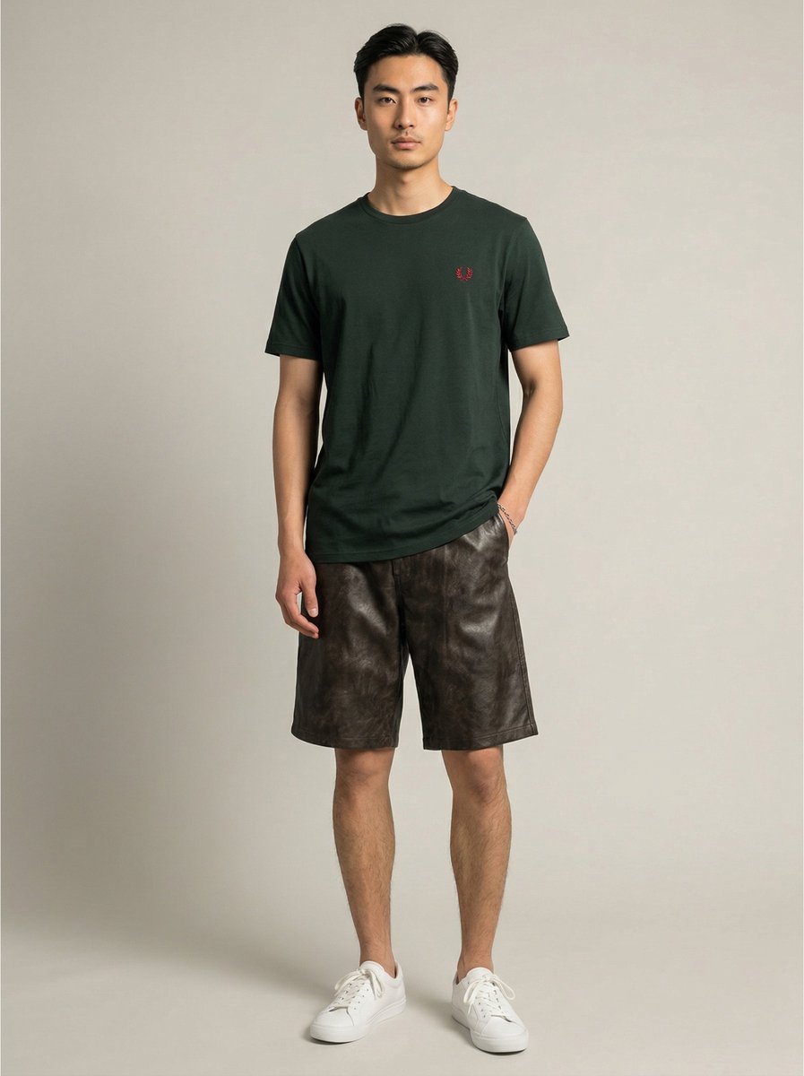 T-Shirt Fredperry Fp Ringer T-Shirt Fashion Wear Volwassen Groen