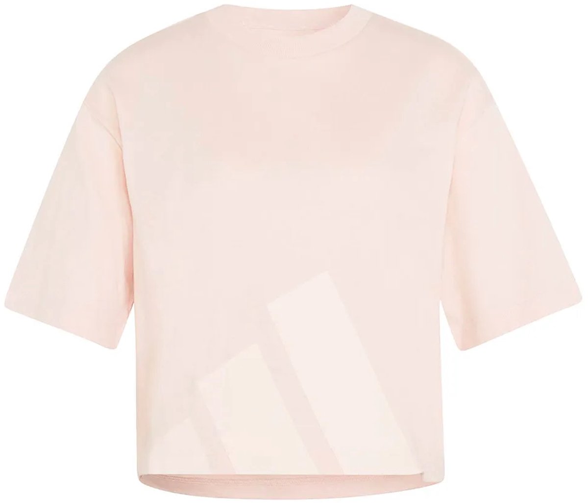 Adidas Essentials Big Logo Boyfriend Graphic T-shirt Met Korte Mouwen XS Vrouw Roze