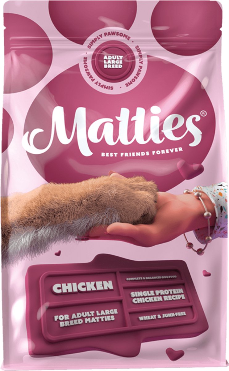 Matties Premium Adult Large Breed Kip