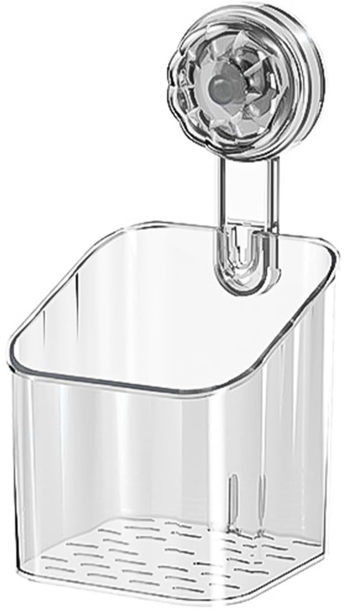 Namvo Doucheregal Zonder Boren - Sterke Zuignappen, Waterdichte Plastic Organizer voor Badkamer en Keuken, Makkelijk Verplaatsbaar