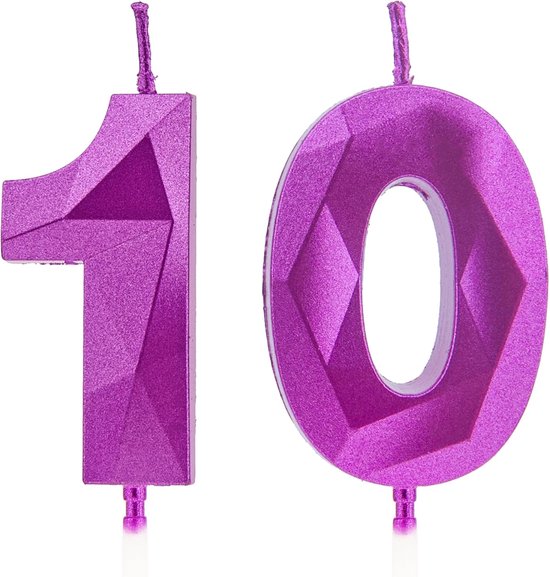 Paars-zwarte 40e verjaardagsdecoratie, Happy Birthday-banner
