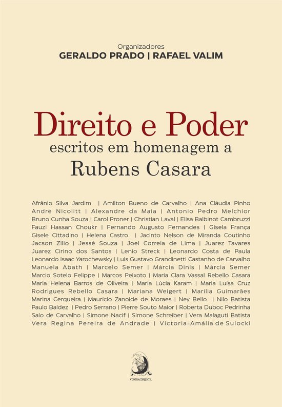 Direito e Poder: escritos em homenagem a Rubens Casara - cover