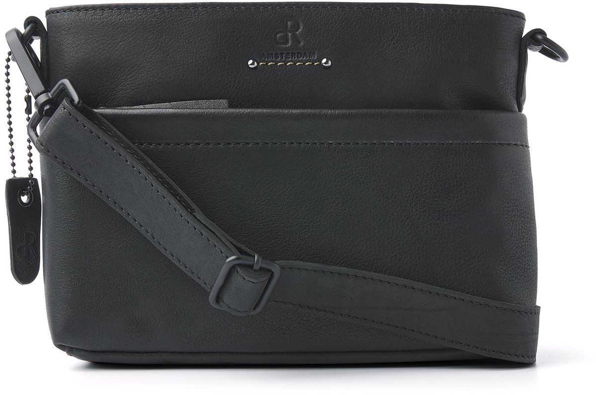 dR Amsterdam Schoudertas | Schoudertas dames | Crossbody tas dames | Handtassen dames | Leren schoudertas | 933655