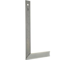 hedue® Schrijnwerkershoek van aluminium – voor schrijnwerkers en slotenmakers, 40 cm