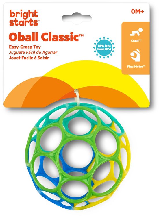 Foto: Oball multicolour blauw infant oball bal k12288