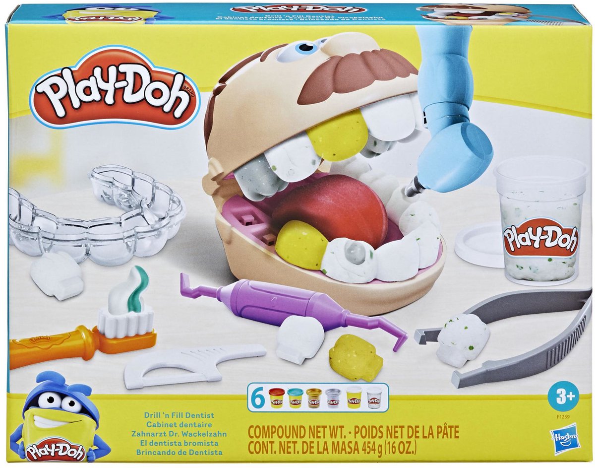 Play-Doh Top Tandarts - Klei Speelset