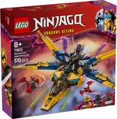 LEGO NINJAGO Race et le super avion de tempête d'Arin - 71833