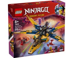 foto van LEGO NINJAGO Ras en Arins superstormvliegtuig - 71833